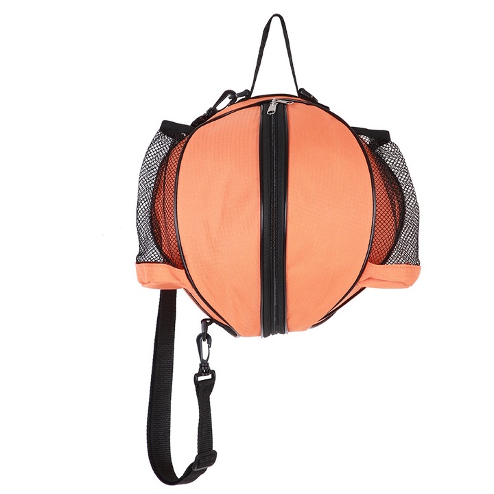 Hordozható sporttáska labdáknak, longziming, narancssárga, különböző méretekben