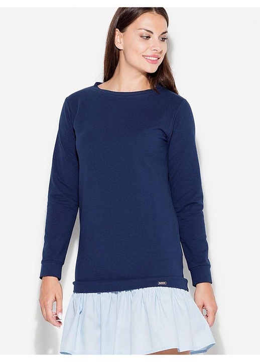 Rochie de zi cu zi, KATRUS, casual, confortabil, material usor, albastru