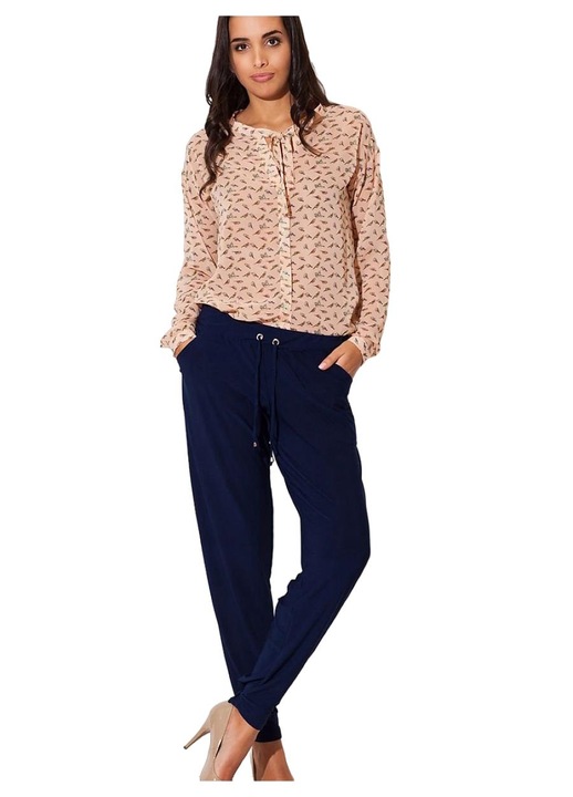 Дамска риза, KATRUS, Полиестер, Розова, S INTL