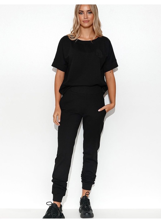 Дамски анцуг, Makadamia, черен, 36-38EU, памук/еластан