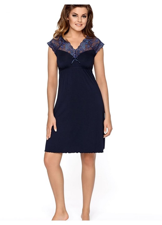 Нощница, Babella, вискоза/еластан, тъмносиньо, S INTL