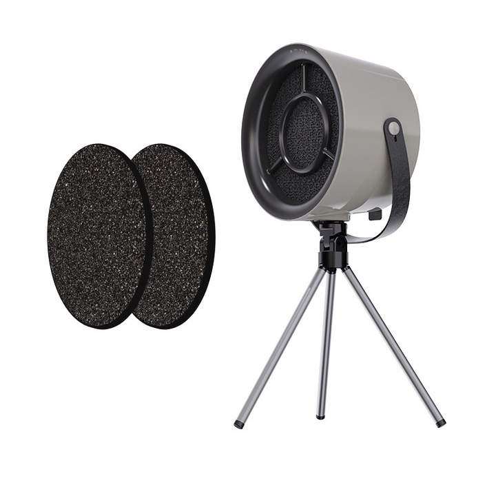 Аспиратор, Преносим, 2 миещи се филтъра, аспиратор за маса с 3-скоростен изпускателен вентилатор, кухненски отвор за грил, готвене, тенджера, черен