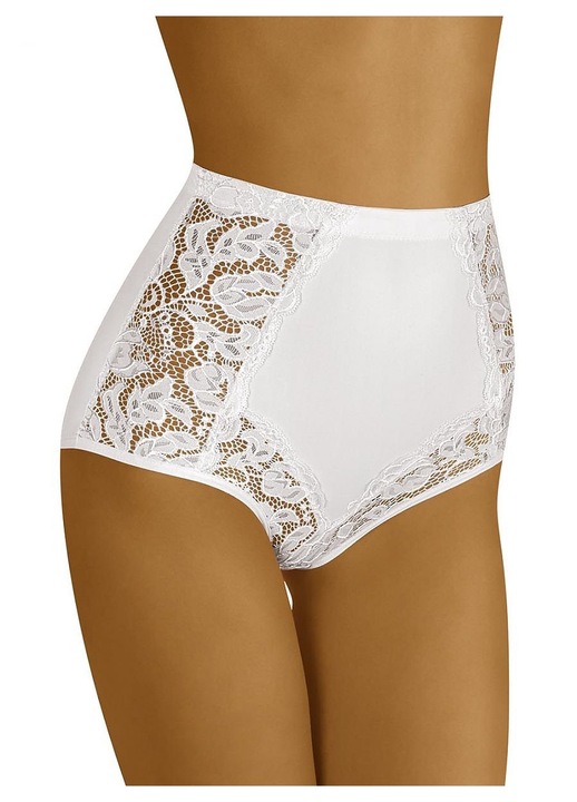 Lenjerie intima pentru dama, Wolbar, elastan/poliamida, alb
