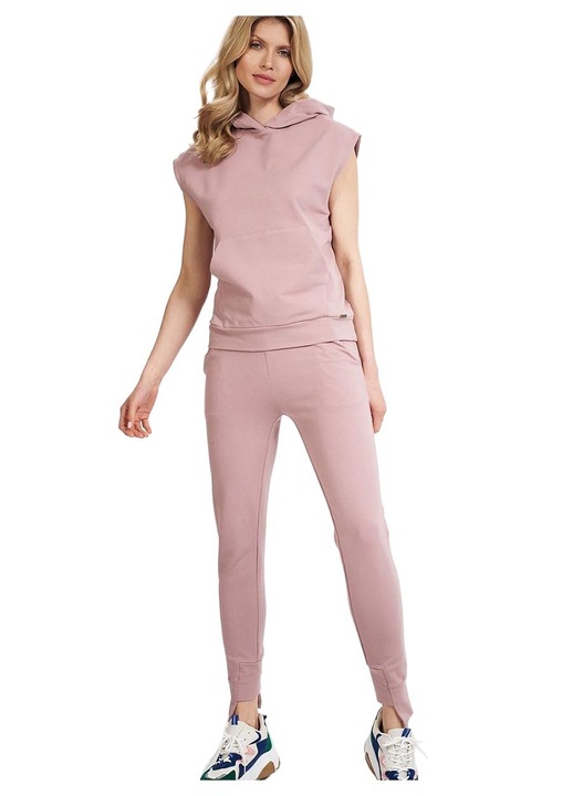 Női nadrág, Figl, Pamut/Elasztán, Rózsaszín, S INTL