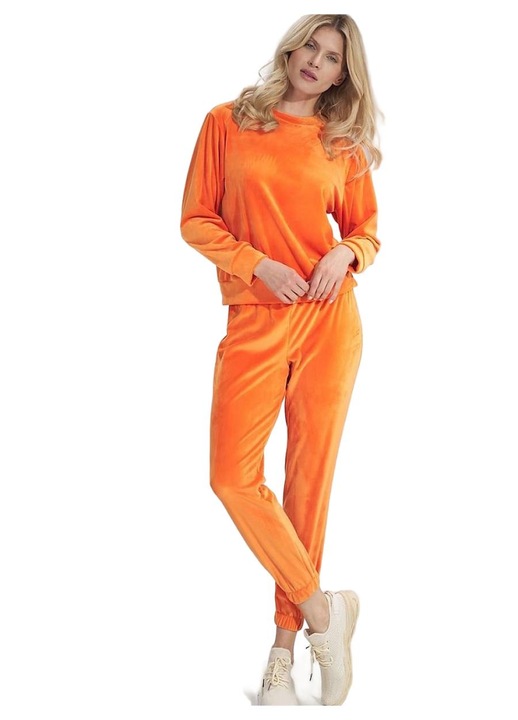 Női nadrág, Figl, poliészter/elasztán, narancs