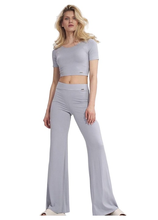 Női nadrág, Figl Viscose, Szürke, M INTL