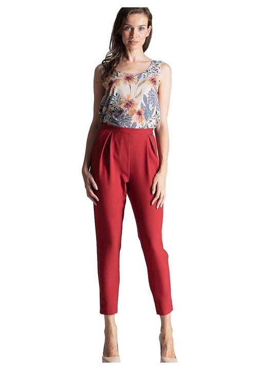 Női nadrág, Figl, poliészter, piros