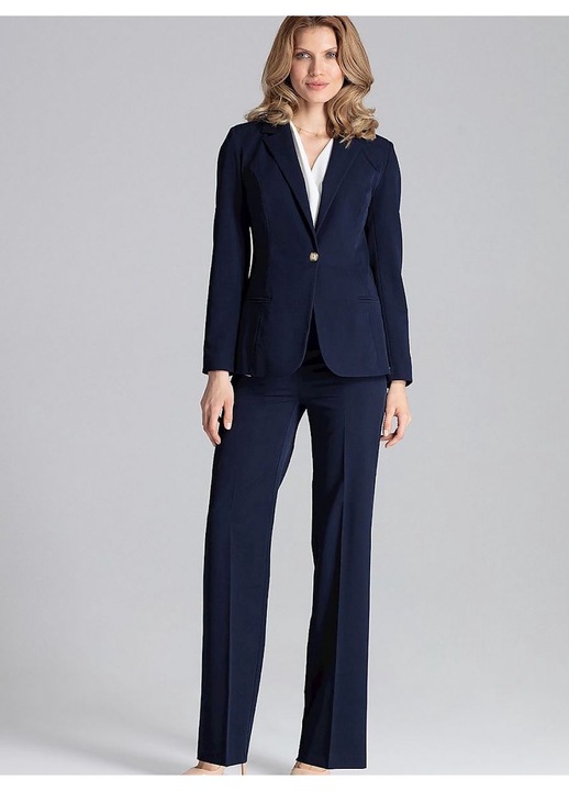 Sacou dama Figl bleumarin, Bleumarin