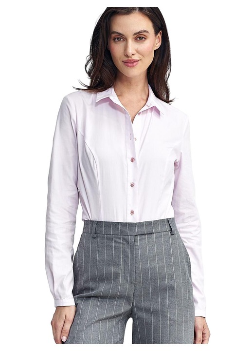 Bluza dama, Nife, Poliester/Bumbac, Roz