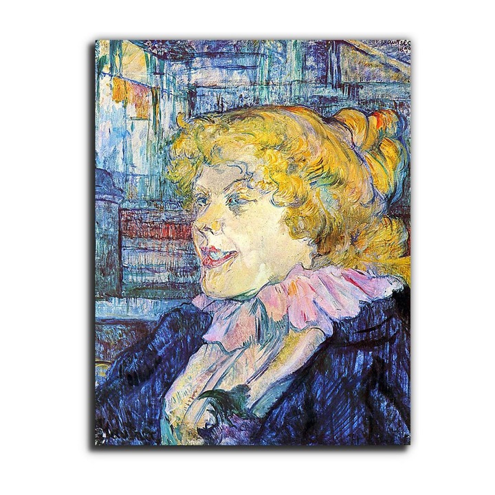 Henri de Toulouse Lautrec: Miss Dolly portréja, vászonkép, 65x85