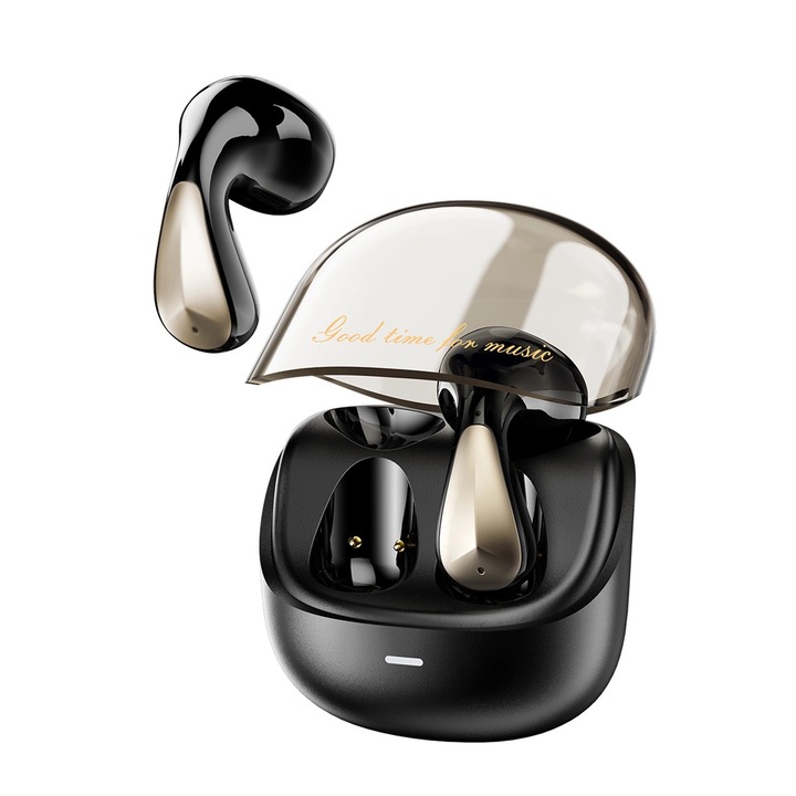 Безжични слушалки Dudao U16Pro TWS Bluetooth 5.3, 13mm, ергономични, черни