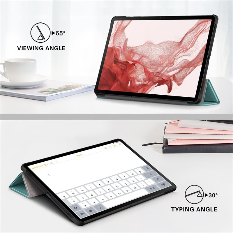 Husa pentru tableta pentru Samsung Galaxy Tab S9 / Galaxy Tab S9 FE 10.9" (2023)cu suport multi-angular si functie sleep/wake，Graffiti