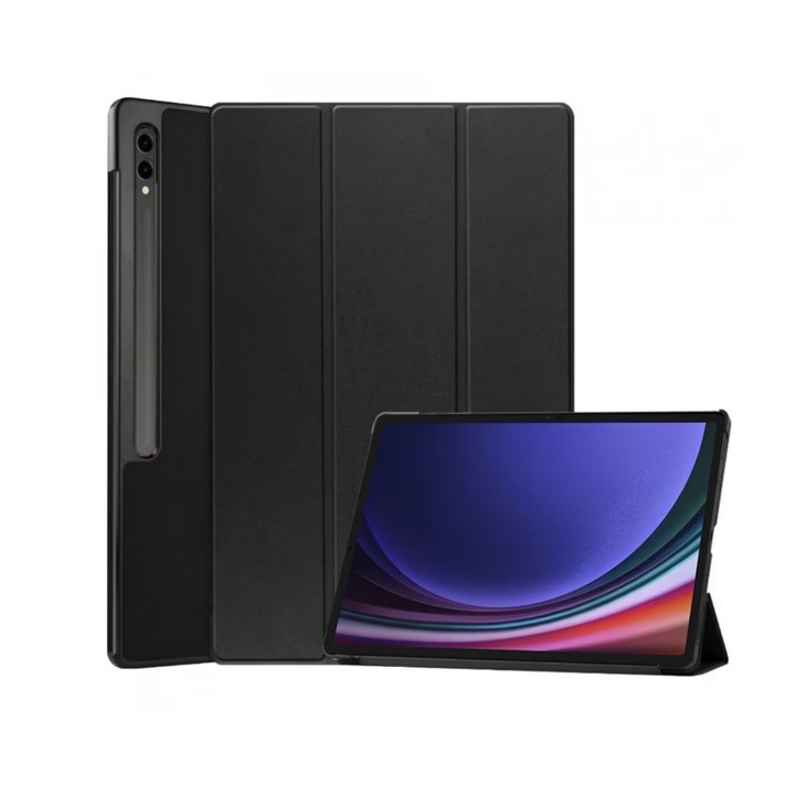 Калъф за таблет за Samsung Galaxy Tab S8 Ultra / Galaxy Tab S9 Ultra 14.6inch with Multi-Hook stand and Sleep/Wake, черен