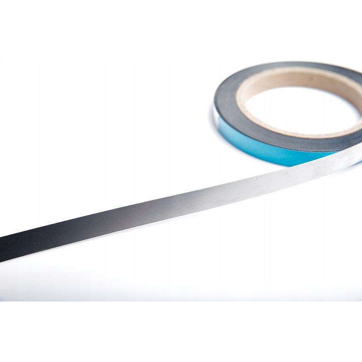 Banda metalica autocolanta 12x0,15mm cu adeziv 3M 300LSE, set 5m