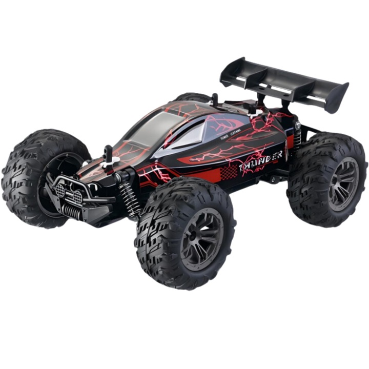 Masina telecomanda, ProNice, Plastic, Negru/Rosu