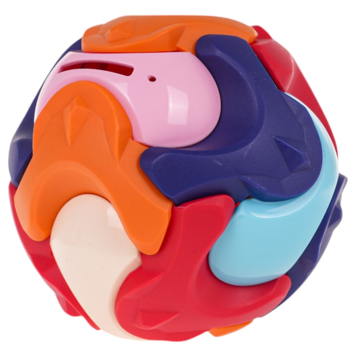 Puzzle 3D, 2 in 1, pentru copii, 11,5cm, multicolor