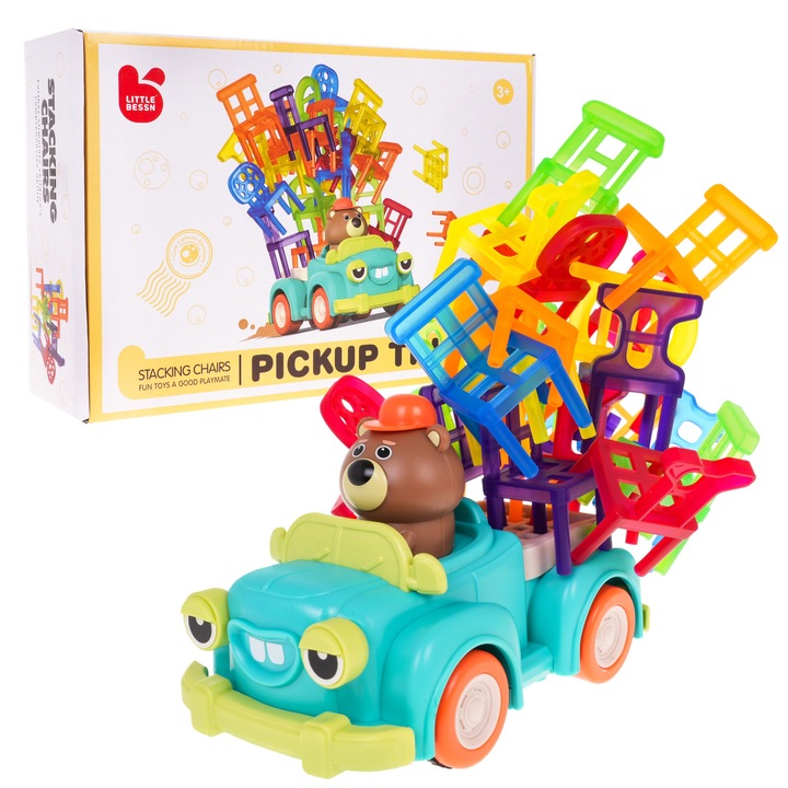 Jucarie interactiva copii, Little Bessn, Plastic, Multicolor