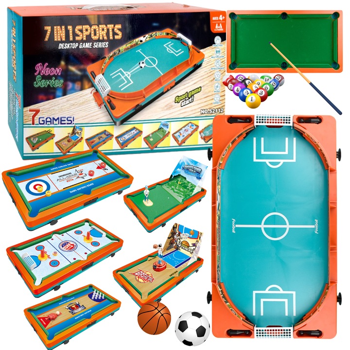 ZSet 7 jocuri, ProNice, Plastic, Multicolor