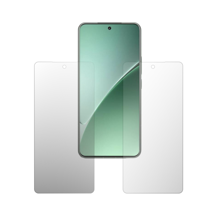 Комплект от 2X Folie24 протекторно фолио за екран, за Xiaomi 15 Pro, 1X Ultra-Clear + 1X Matte, подходящо за калъфа покритие (съвместимо с калъфа), залепващо, гъвкаво със саморегенериране