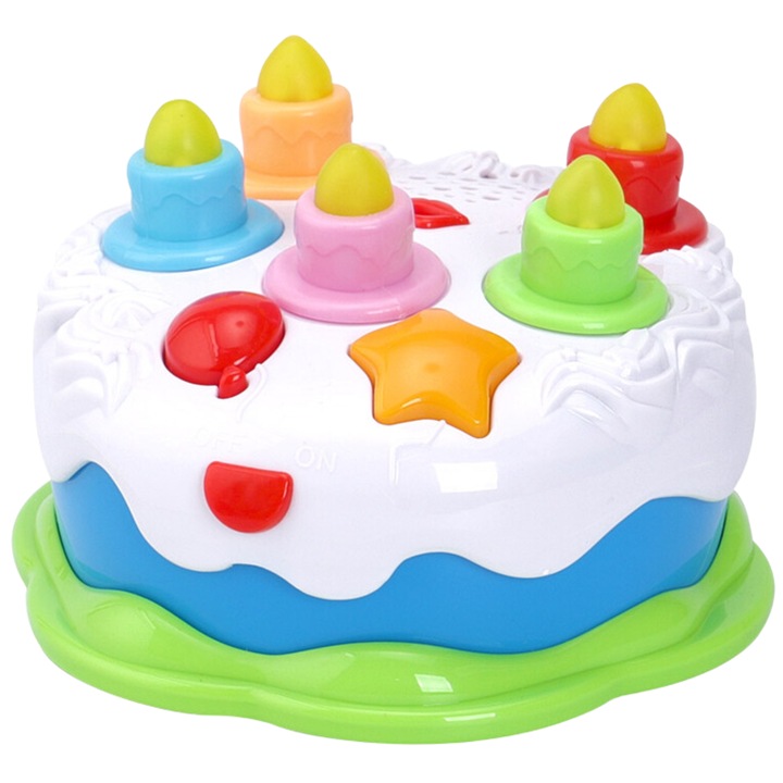 Interaktív torta gyerekeknek, ProNice, Műanyag, Többszínű