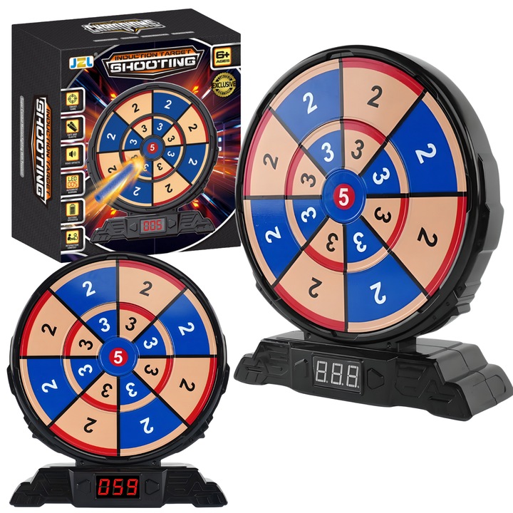 Darts gyerekeknek, Jzl, elektronikus, 19,5 x 7 x 24 cm, többszínű