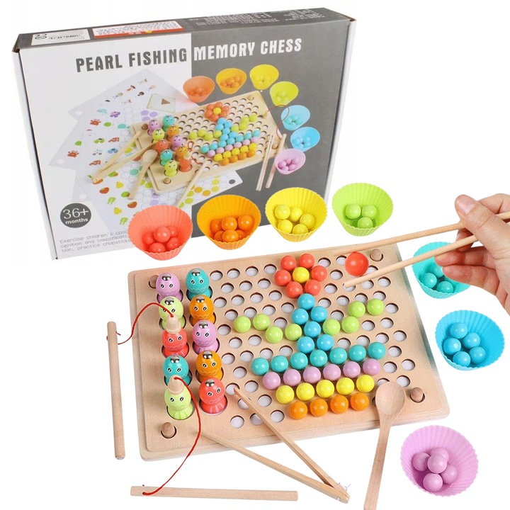 Montessori fa puzzle, tarka, 31,5x23x5,5 cm