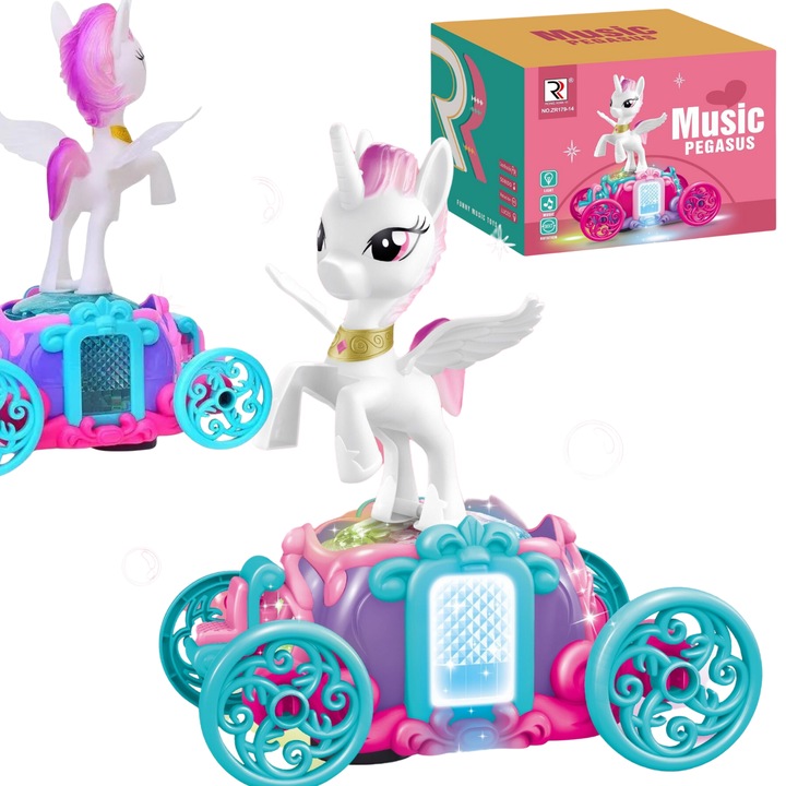 ProNice interaktív játék színes fényekkel, zenével, 21,5x14,5x29 cm, 3 év feletti gyerekeknek