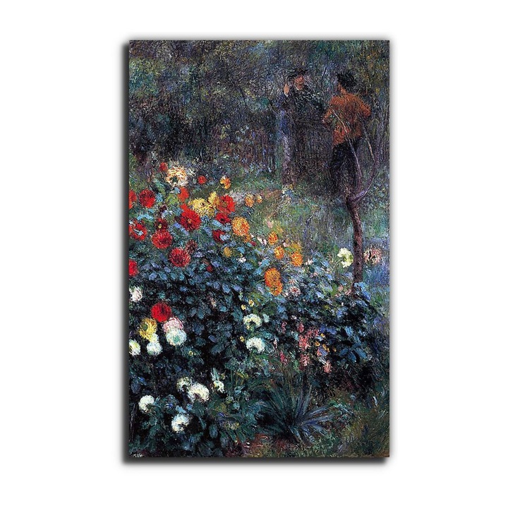 Pierre Auguste Renoir: Kert a Cortot utcában, vászonkép, 40x65