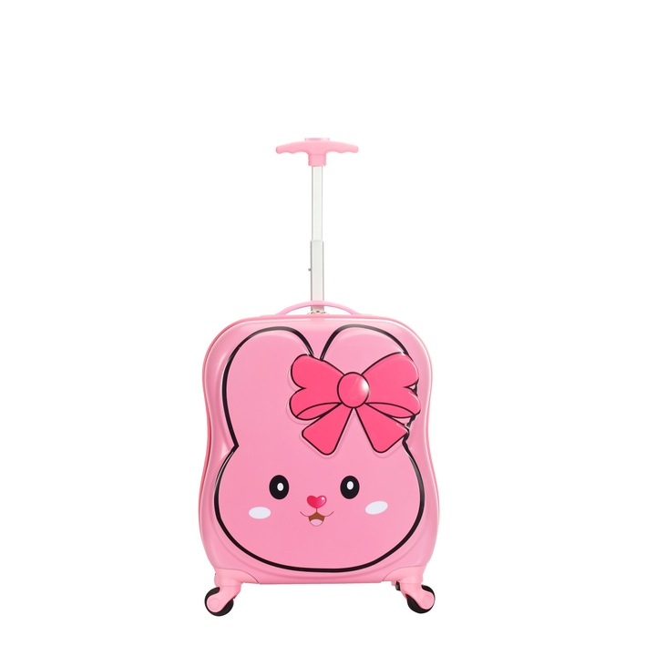 Gyermek kocsi, Snowball, polikarbonát, 4 kerék, SW20018, 46 cm, rózsaszín