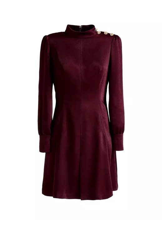 Rochie de dama Guess Amie, poliester, visiniu, XL INTL