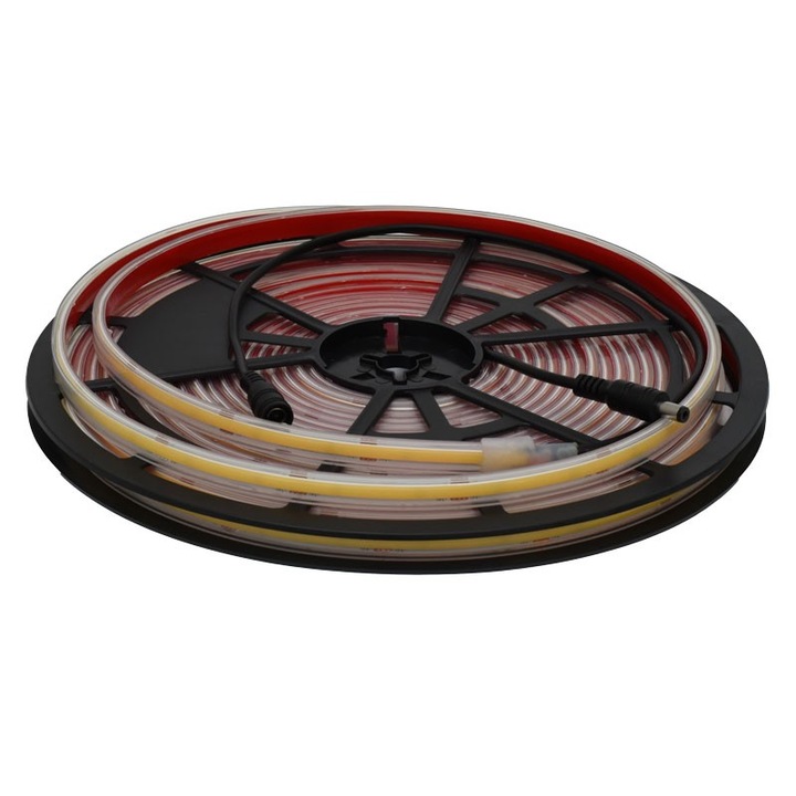 Led лента 320 Cob - 24V - 10mm бяла-неутрална 4500K, IP65 външна - ролка/10ml