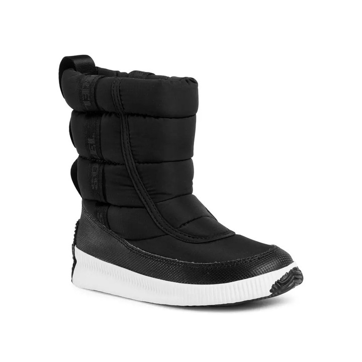 Ghete dama Puffy Mid, Sorel, Lana, Negru, 37.5 EU