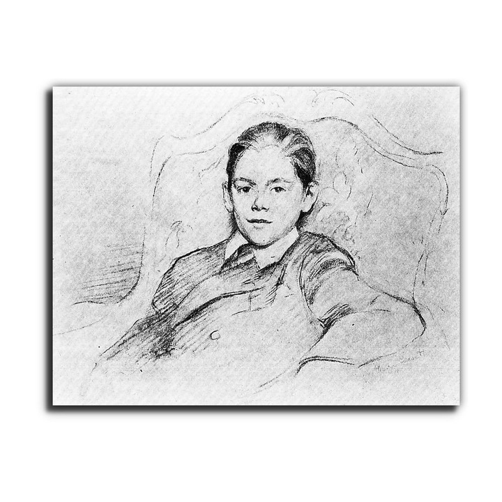 Mary Cassatt: Herbert Jacoby portréja, vászonkép, 115x90