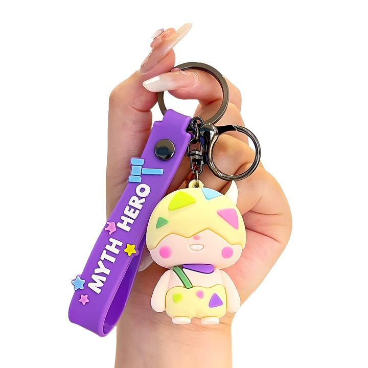 Kulcstartó baba medál, anubis unikornis óriás(Szilikon Férfiak)