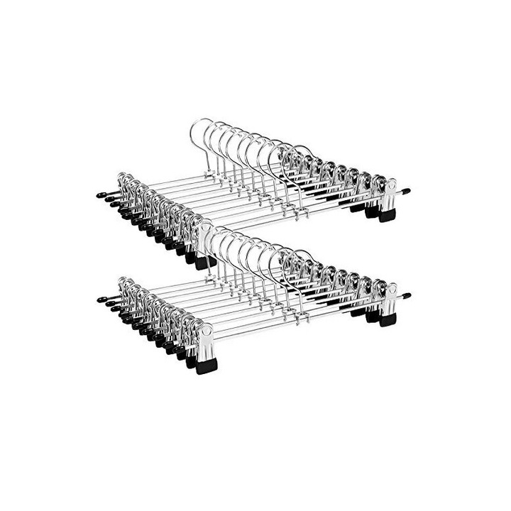 Set 20 umerase, Songmics, S11, Argintiu, 31 cm