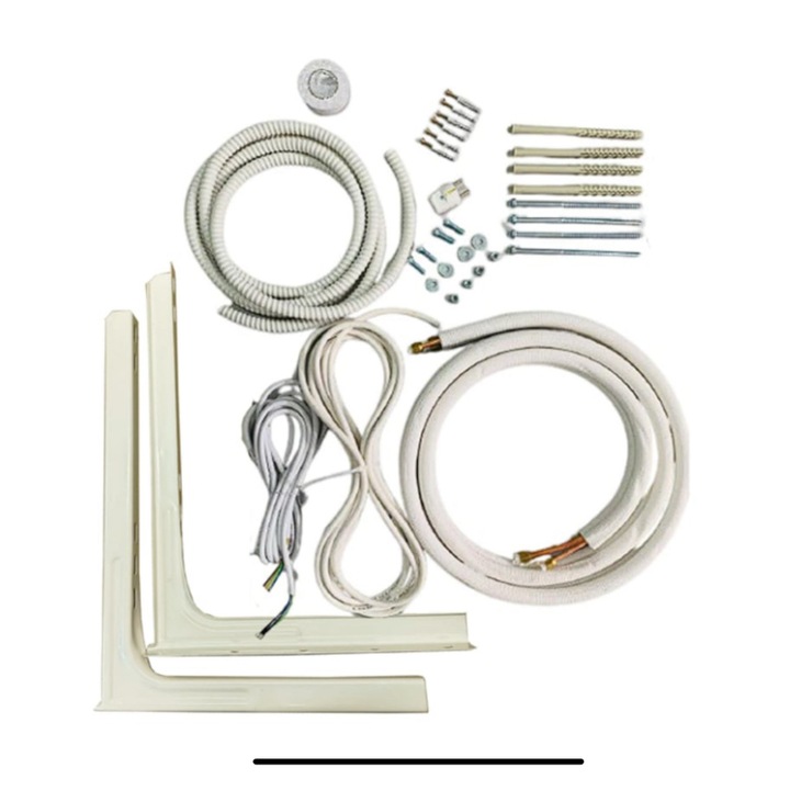 Kit complet instalare aer conditionat pentru aparate de 9000-12000 BTU, 7 metri