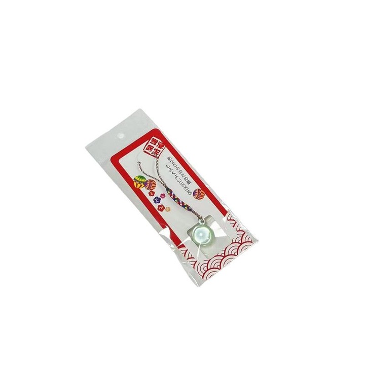 Ornament agatat pentru animale, clopot rotund, 17mm, verde visator