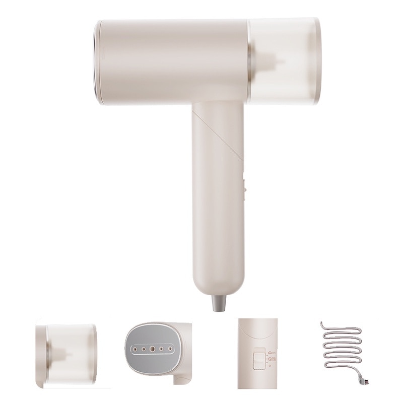 Aparat de calcat vertical cu aburi, Fudisenn ，1000 W, 20 g/min, compact si pliabil, rezervor detasabil 150 ml, Eliminare eficienta a ridurilor din haine，husa, roz