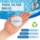 Bile filtrante reutilizabile pentru piscina, 800g, set