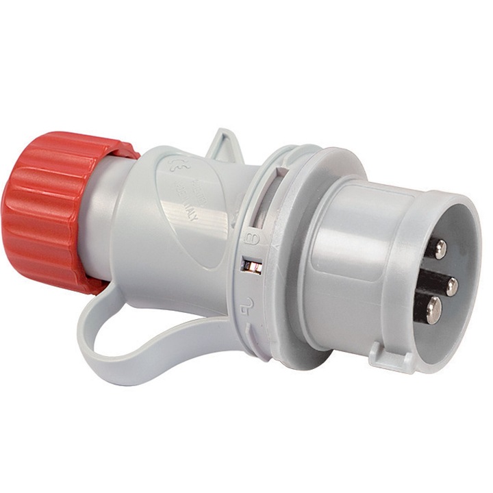 Fisa Portabila Industriala, 3P+E, 16A, 400V, 6h, IP44, Cablare Rapida, Fanton