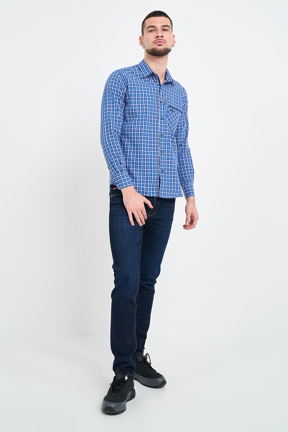 Lee Cooper, Camasa cu buzunar pe piept, Albastru royal, L