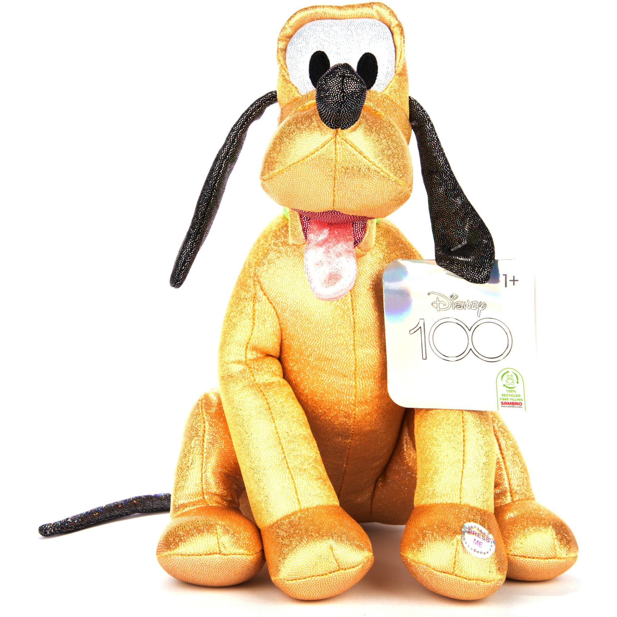 Jucarie de plus Disney 100th Anniversary - Pluto, 28 cm