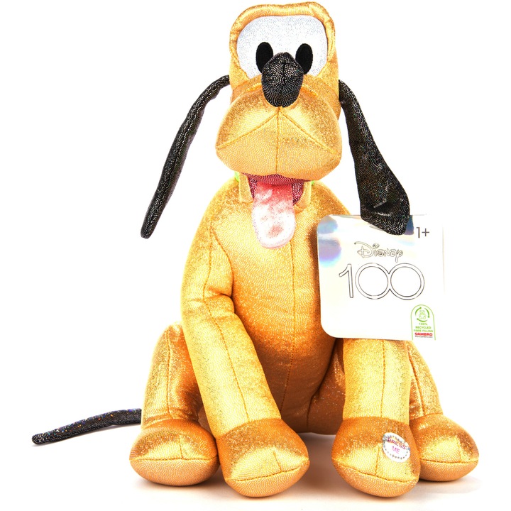 Играчка Disney 100th Anniversary - Плуто, Плюшена, 28 см