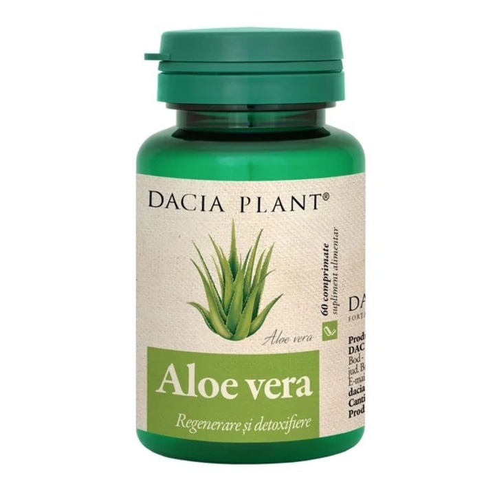 Aloe vera, 60 comprimate, DAsiNU