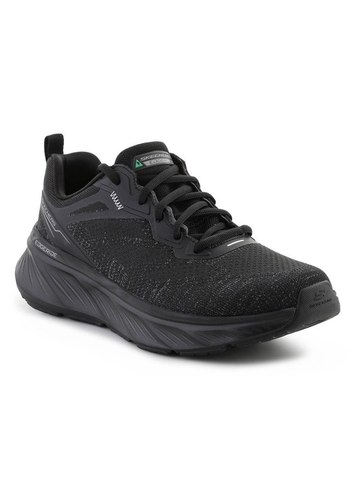 Skechers Edgeride Exxo férfi sportcipő, fekete, szintetikus