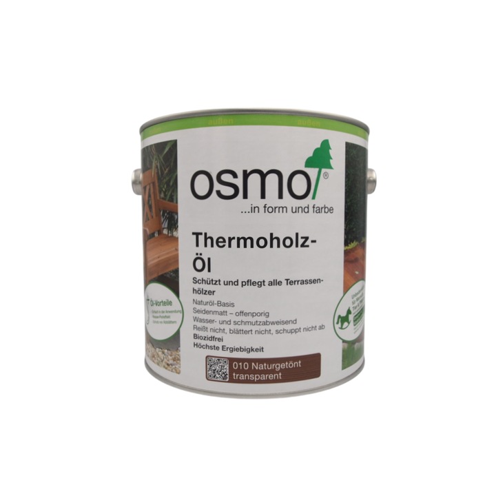 Ulei pentru decking si mobilier de gradina, Osmo, Decking Oil, culoare Thermowood, 2,5 L