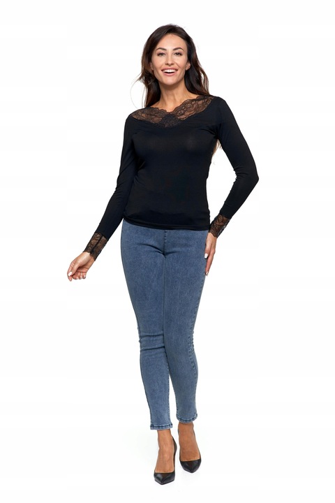 Blugi dama 5902720407587, Moraj, Textil, Albastru inchis, 2XL INTL