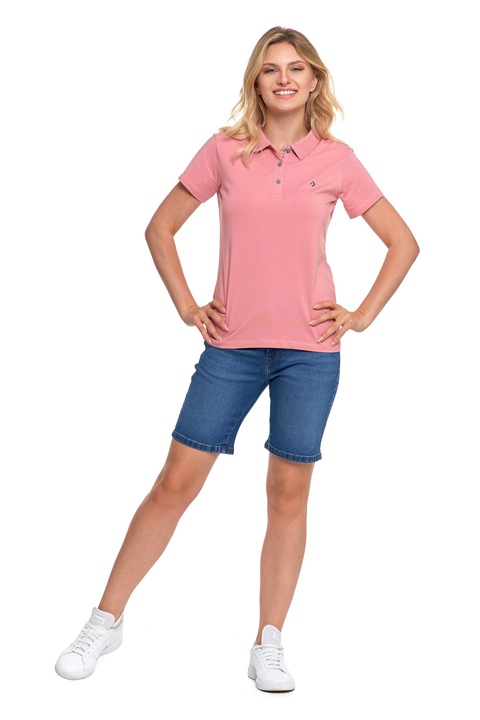 Moraj noi polo, pamut, Rózsaszín