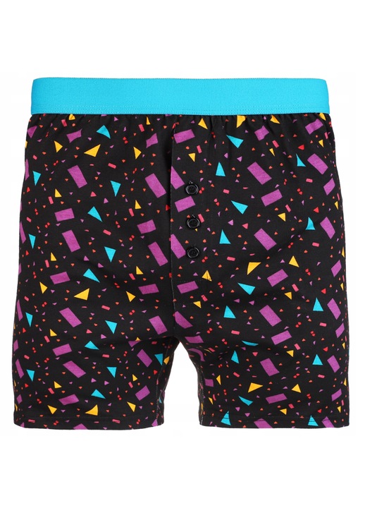 Boxeri lejeri barbati, Moraj, bumbac, multicolor, 4XL INTL