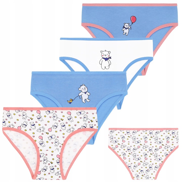 Moraj gyerek bugyi szett 4 db, színes, pamut, 122-128, 122-128 CM